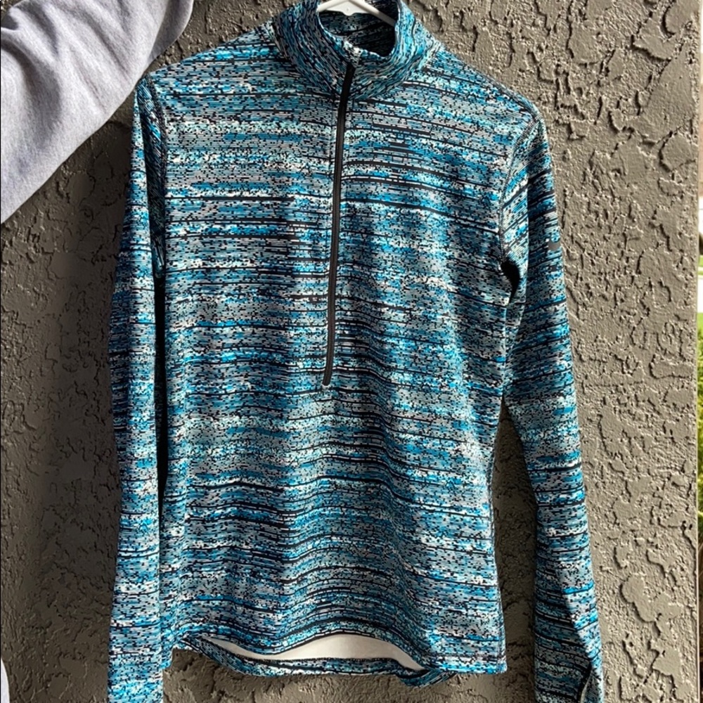 Turquoise Nike QuarterZip Jacket